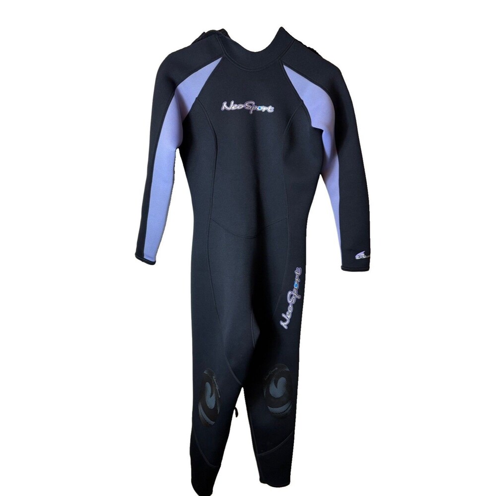 NeoSport Womenβs Full Wet Suit 3:2 mm Purple Black Dive Surf SIZE 6